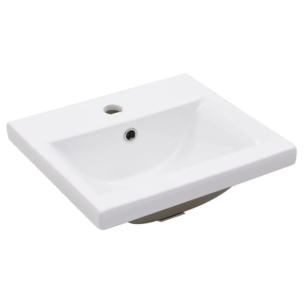 Telaio per Lavabo da Bagno con Lavabo Integrato Bianco in Ferro CFW9357737
