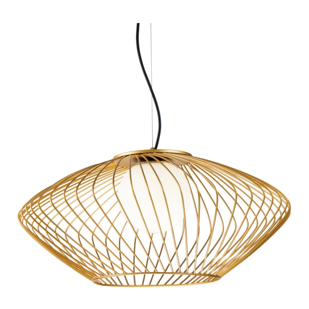 Lampada a sospensione ottone Ø52 Maytoni Plec P364PL-01G