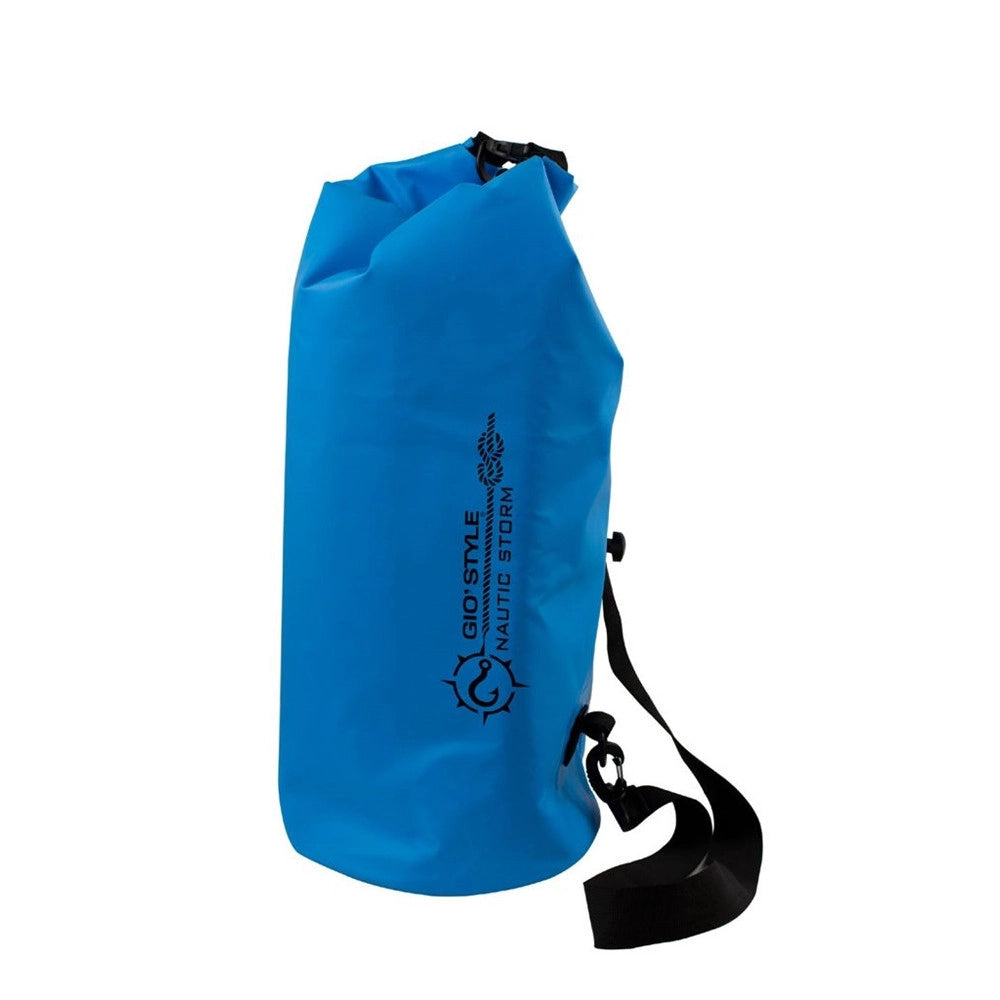 Trade Shop - Borsa Termica Impermeabile Dry Bag Nautic Storm Large Capacita' Da 16 Lt ø23x63cm - Blu