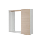 Specchiera da Bagno 1 Anta con Faretti Led Linea Stella Colore: Larice