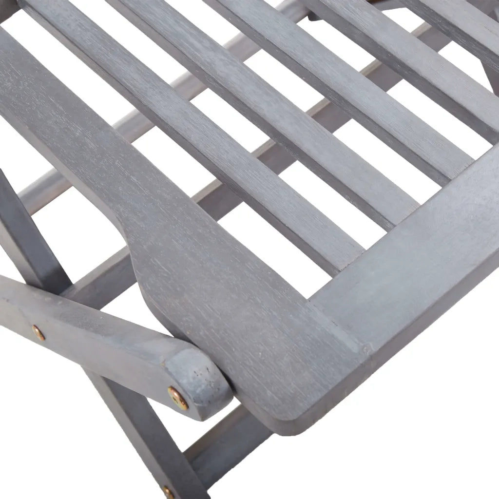 Sedie da Giardino Pieghevoli 4pz con Cuscini in Massello Acacia 3064579