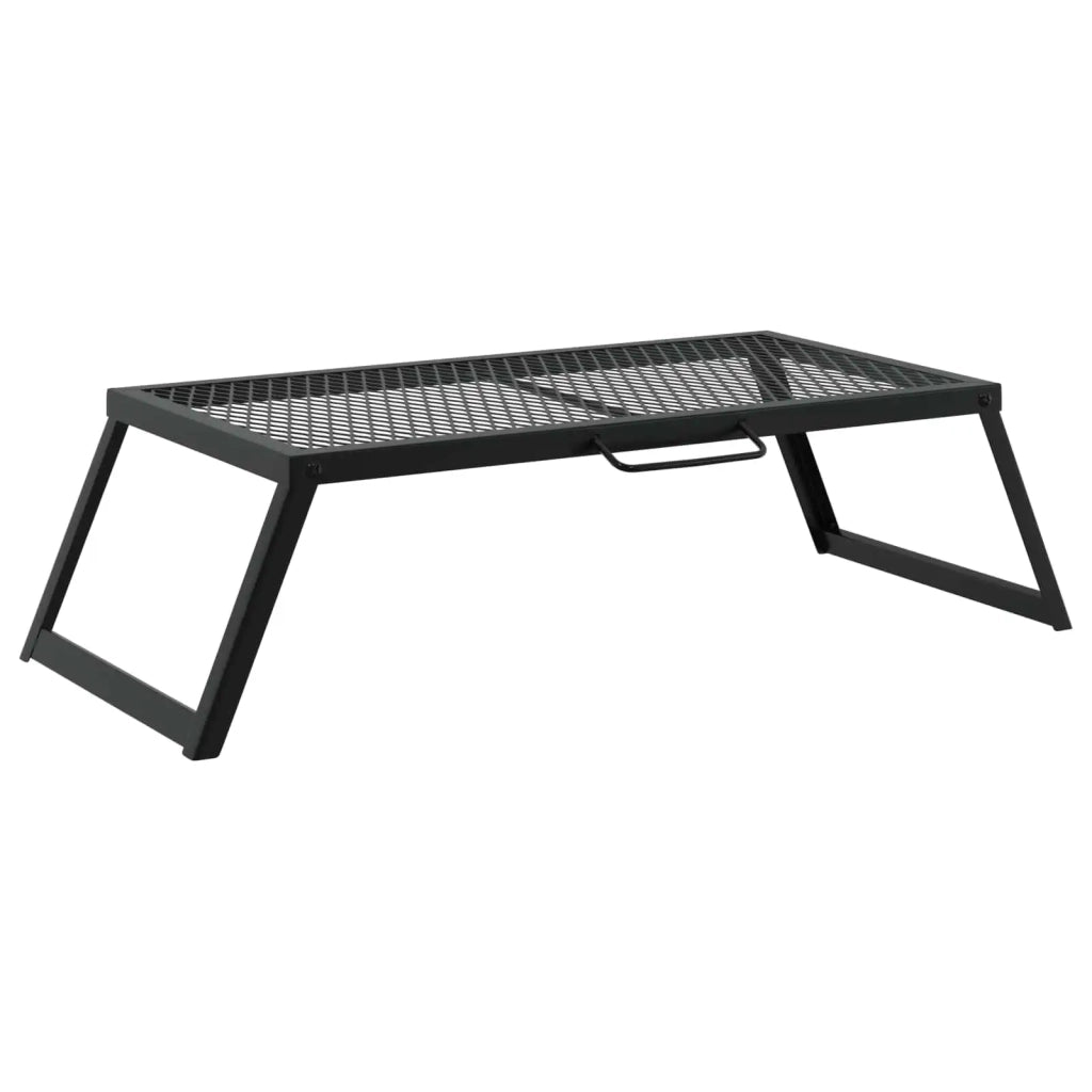 Griglia da Campeggio Pieghevole Nero 58 x 31 x 2 cm 42030066