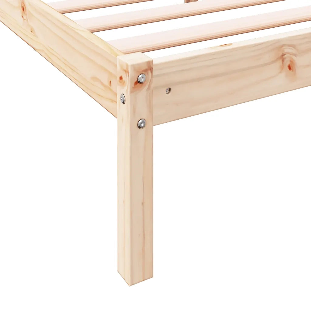 Letto Extra Lungo senza Materasso-Struttura Letto 90x220 cm in Legno di Pino 329860