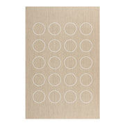 Tappeto vinilico di alta qualità cerchi blancos 60x90