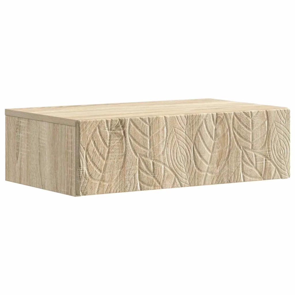 Tavolino da Parete Laterale | Tavolo laterale | Tavolino Rovere Sonoma 59 x 34,5 x 17 cm