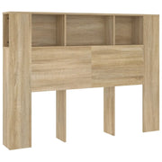 Testiera | Testata con Scomparti Rovere Sonoma 140x18,5x104,5 cm