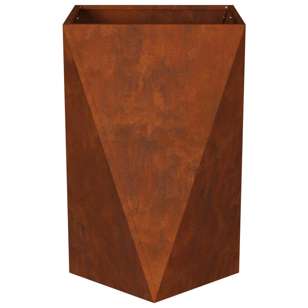Fioriera 2 pcs Ruggine 50 x 50 x 75 cm