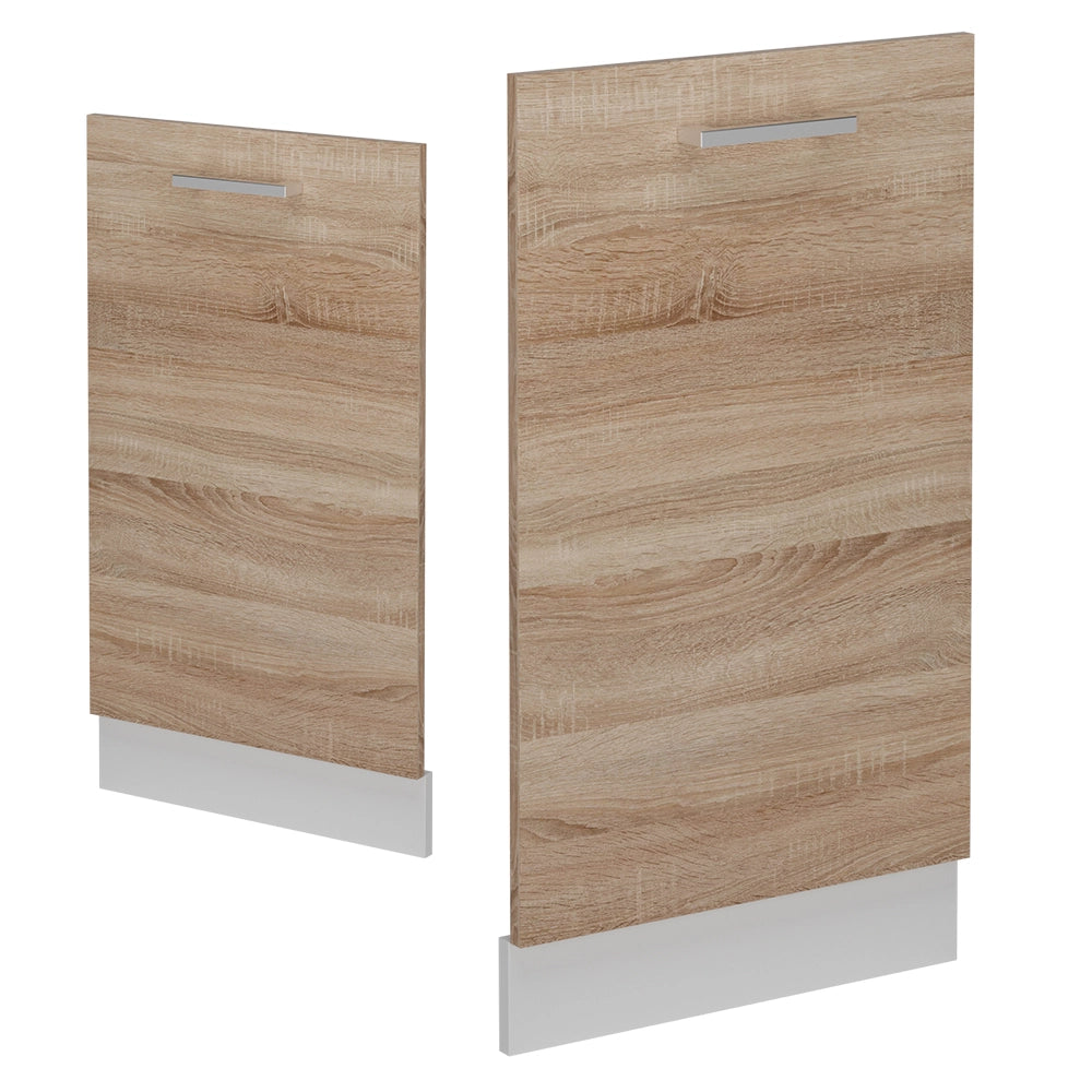 Pannello frontale della lavastoviglie R-Line Sonoma/Bianco 45 cm, PL Rovere Vicco