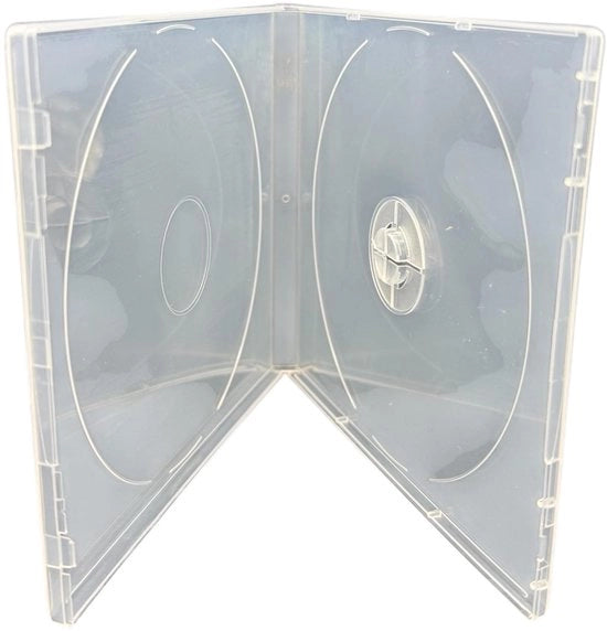Case per CD in plastica trasparente - 10,4 mm di spessore - archiviazione a lungo termine - realizzato in polipropilene - ideale per archiviazione di CD