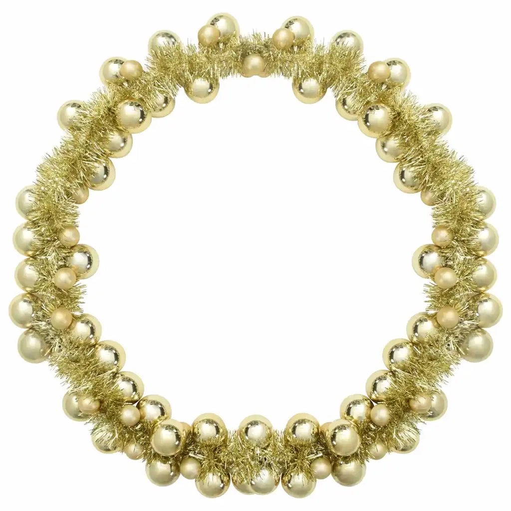Ghirlanda di Palline di Natale Oro 186 cm Polistirolo CFW7176380