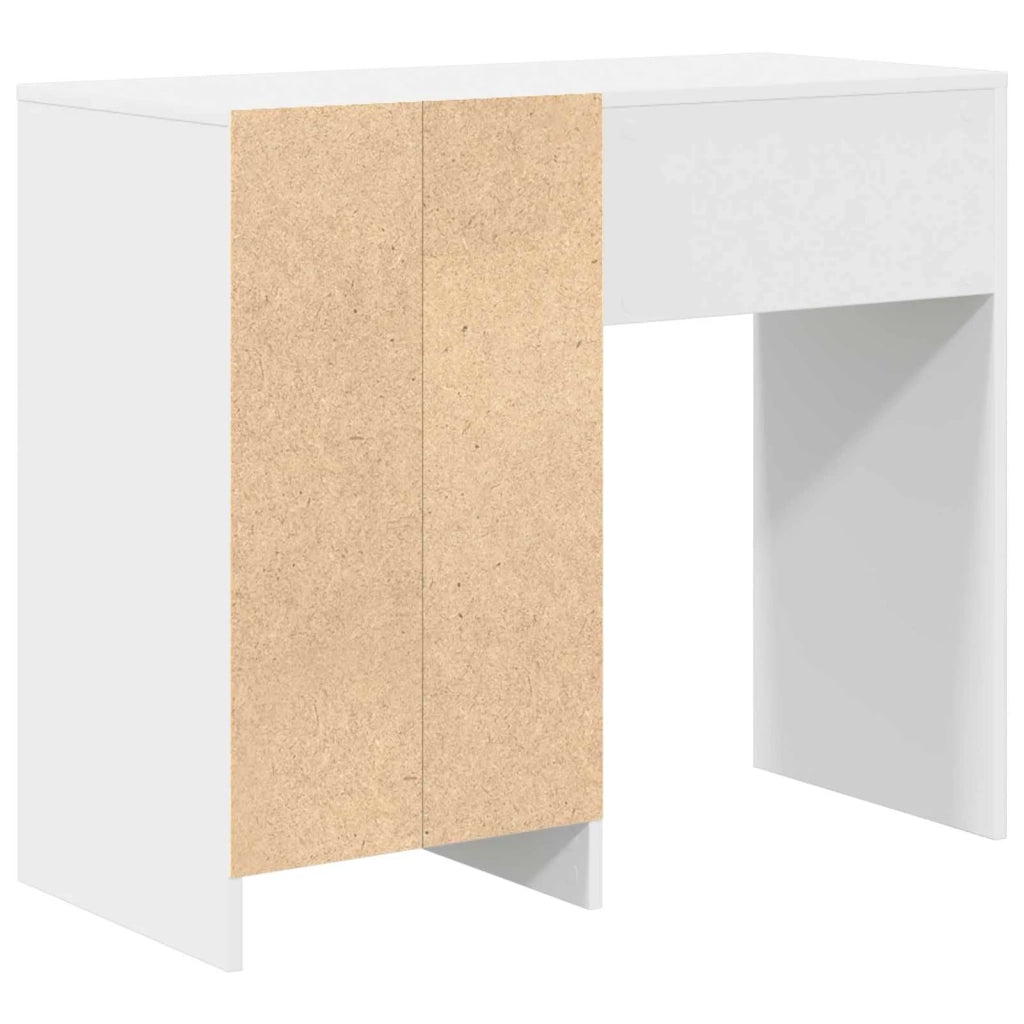 Scrivania | Tavolo da Ufficio Bianco 90 x 37.5 x 75 cm Legno multistrato
