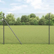 Palo della recinzione Grigio 25 x 1,5 m (12 x 12 mm mesh)