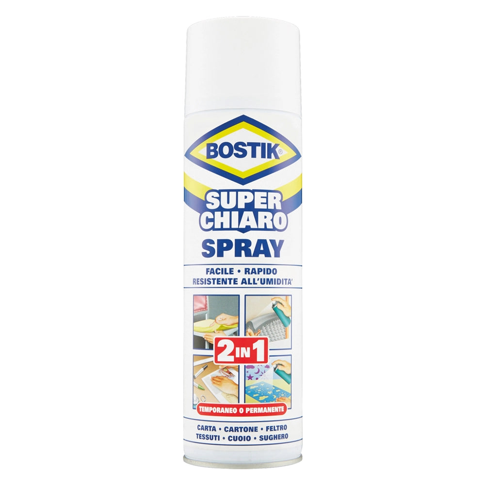 COLLA UNIVERSALE SPRAY 'SUPERCHIARO' ml. 500  - BOSTIK