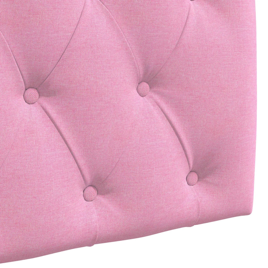 Testiera | Testata sospesa Rosa Tessuto