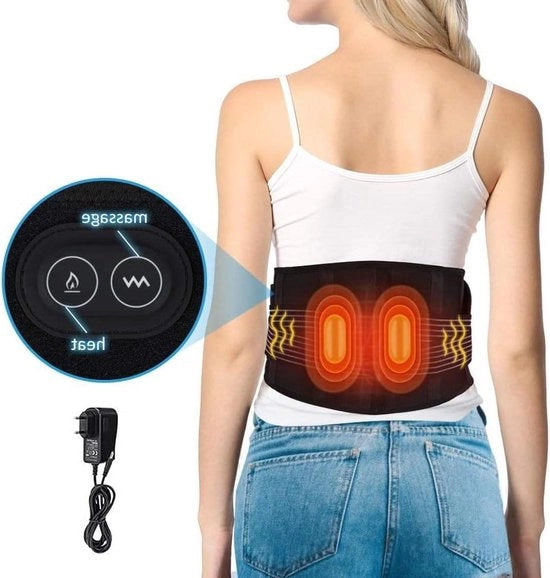 Riem di allenamento per deadlift personalizzabile per uomini donne - cintura di riscaldamento vibrazioni cintura lombare - cintura di sollevamento pesi - conformità CE