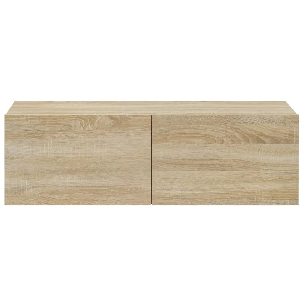 Set di Mobili Porta TV 4 pz Rovere Sonoma in Legno Multistrato 3114328
