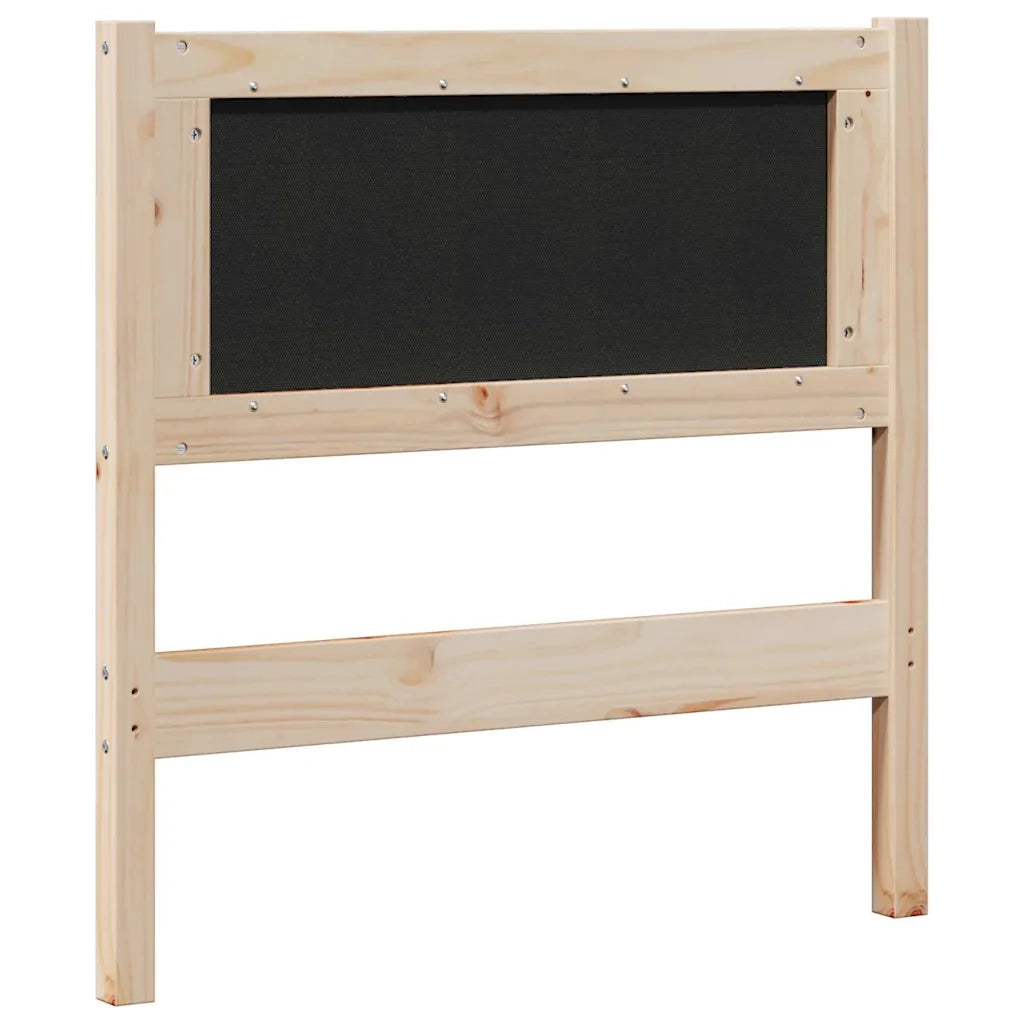 Testiera | Testata imbottita con Testiera | Testata Marrone 80 cm Pino massello
