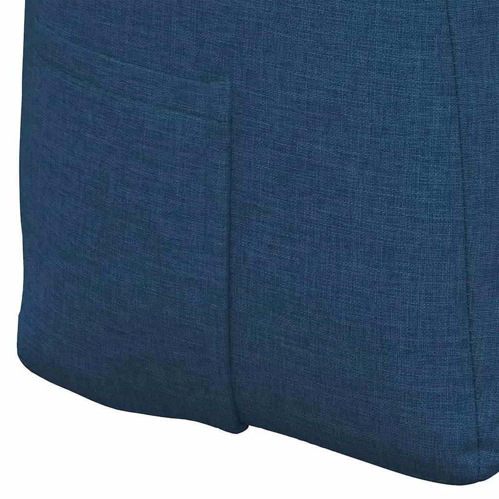 Cuscino per Schiena Blu 120 x 24 x 50 cm Tessuto 42014478