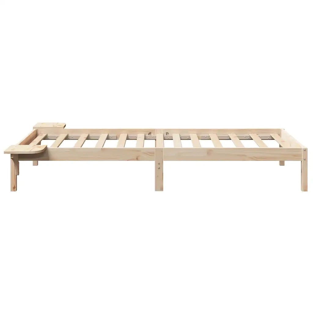 Letto singolo | Letto per adulti | Struttura del letto Naturale 75 x 190 cm Pino massello