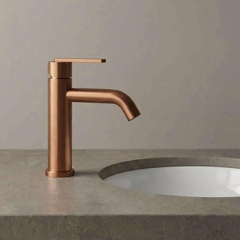 Rubinetto Da Bagno Rea Ontario Brush Copper