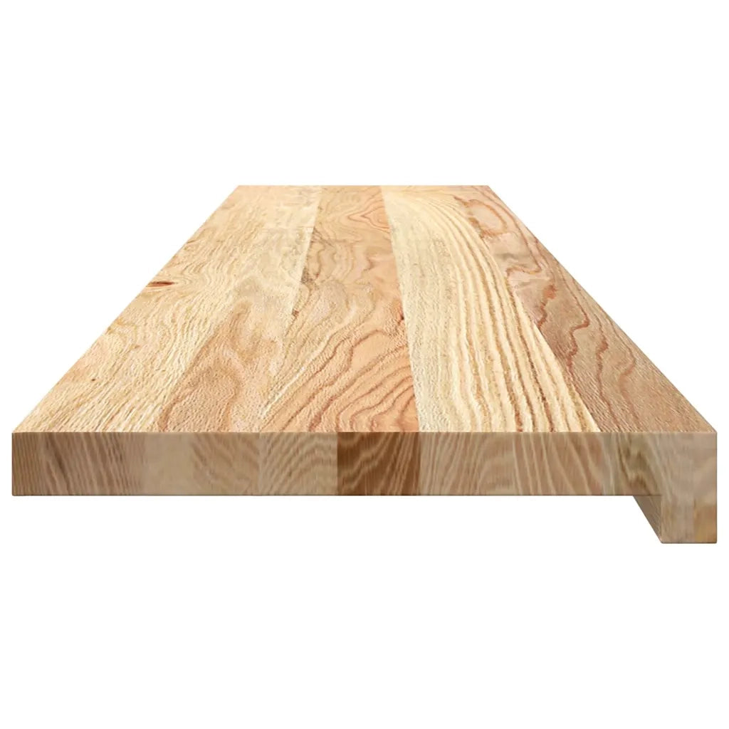 Gradini 4 pz 120x30x2 cm in Rovere Massello Non Trattato 3282904