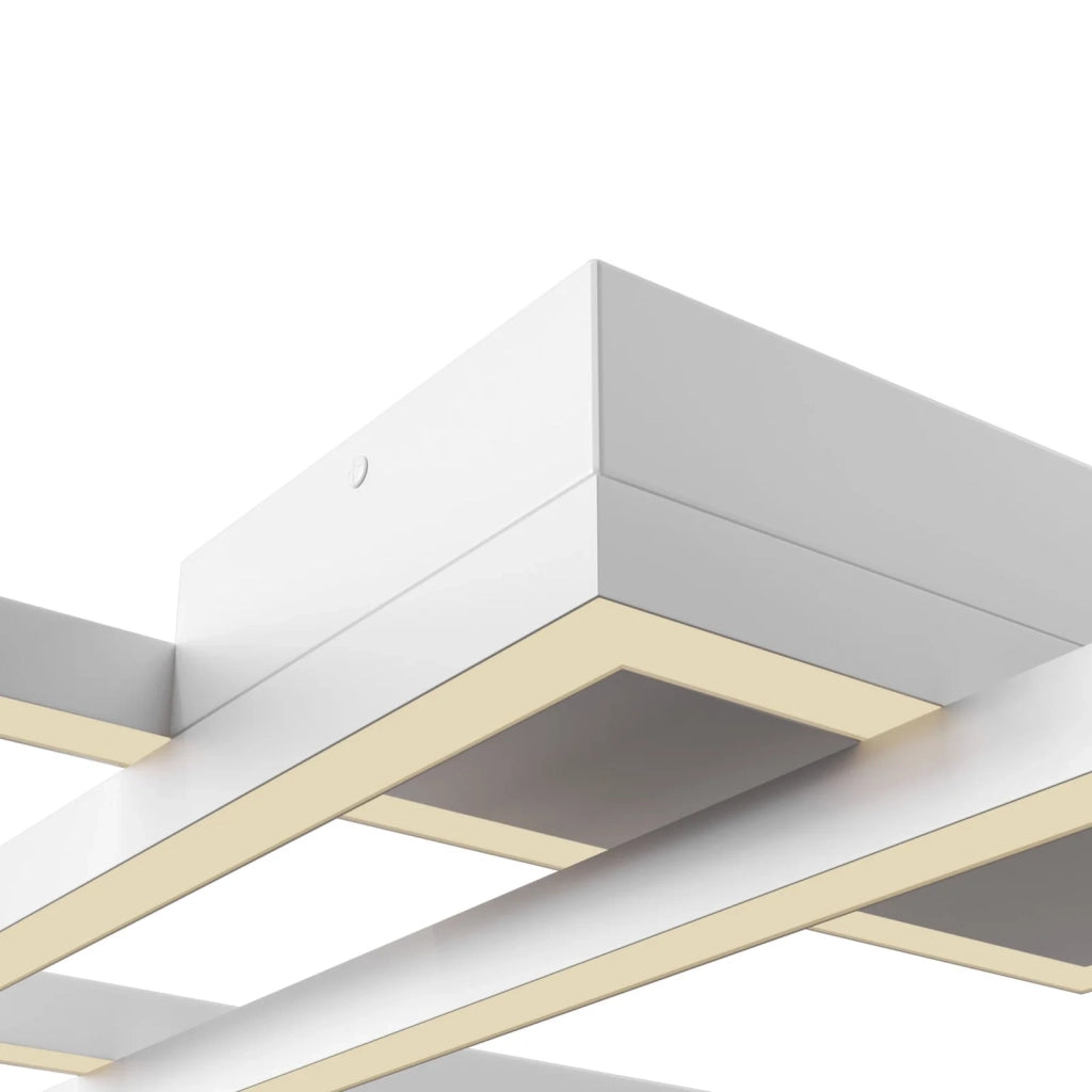Maytoni Plafoniera Moderna Rida 1 luce LED integrato bianco alluminio