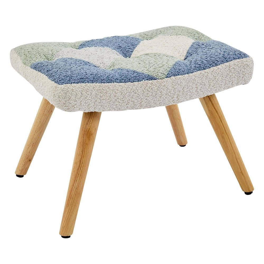 Sedia-Xylo-Relax a dondolo patchwork capacità 110kg