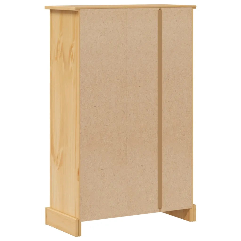 Mobile da Bagno | Armadio da bagno Corona 70x33x110 cm in Legno Massello di Pino