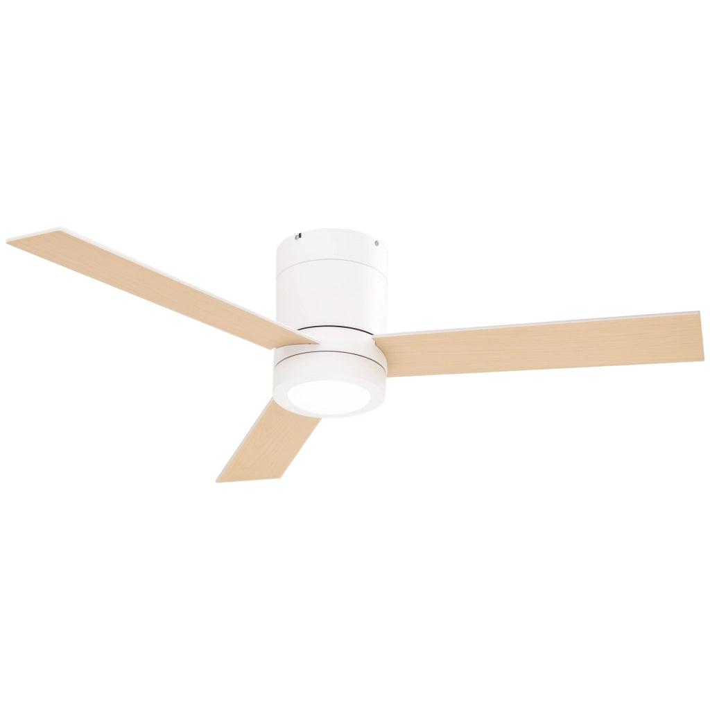 Ventilatore da Soffitto con Luce LED ¨C zephmum ¨C Bianco ?112x25 cm