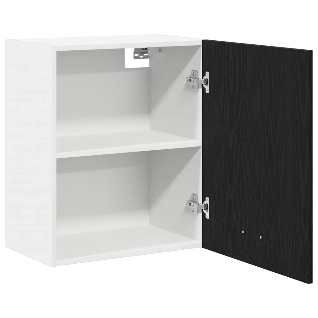 Armadio pensile | Mobile da Cucina Lyon 2 pz Rovere Nero 50 x 31 x 60 cm