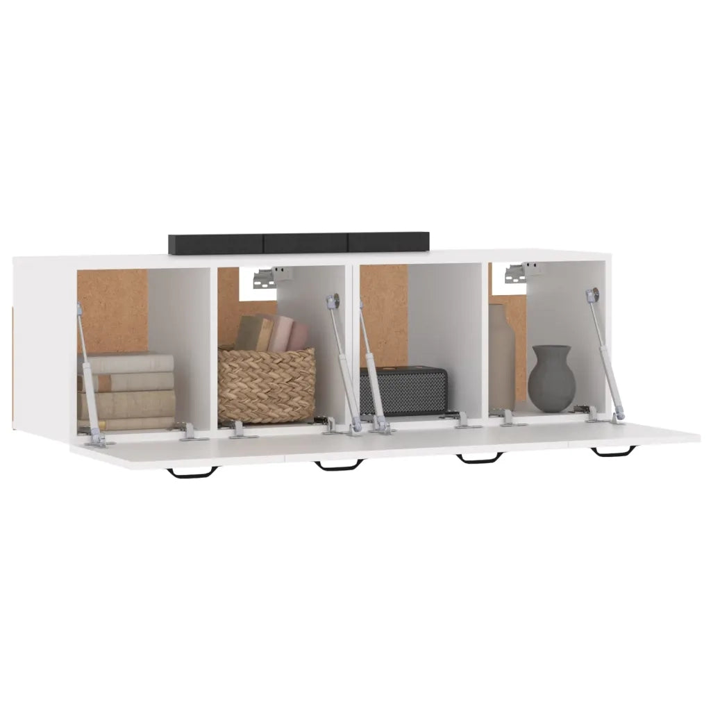 Mobili Parete 2 pz Bianco 80x35x36,5 cm in Legno Multistrato 3115652
