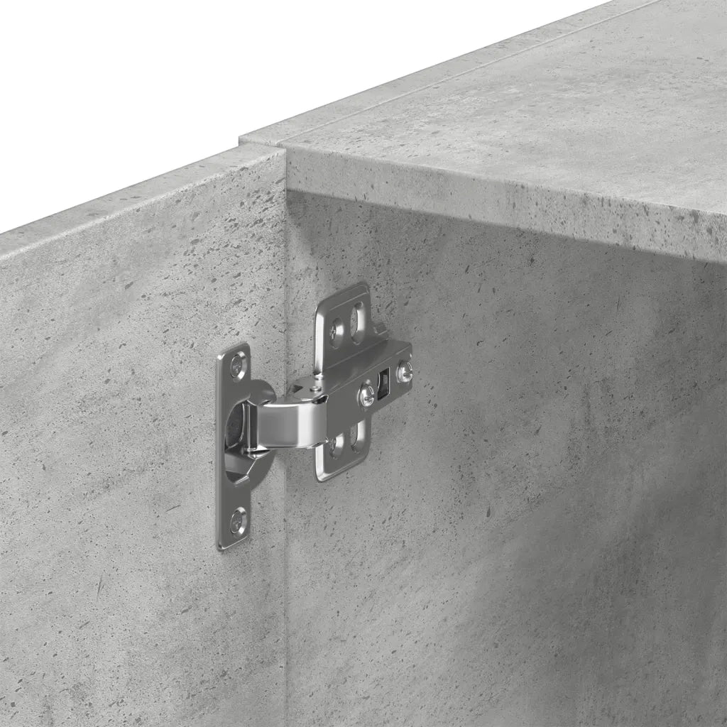 Armadietto a Muro | Mobile a Parete Grigio Cemento 50x42,5x40 cm Legno Multistrato
