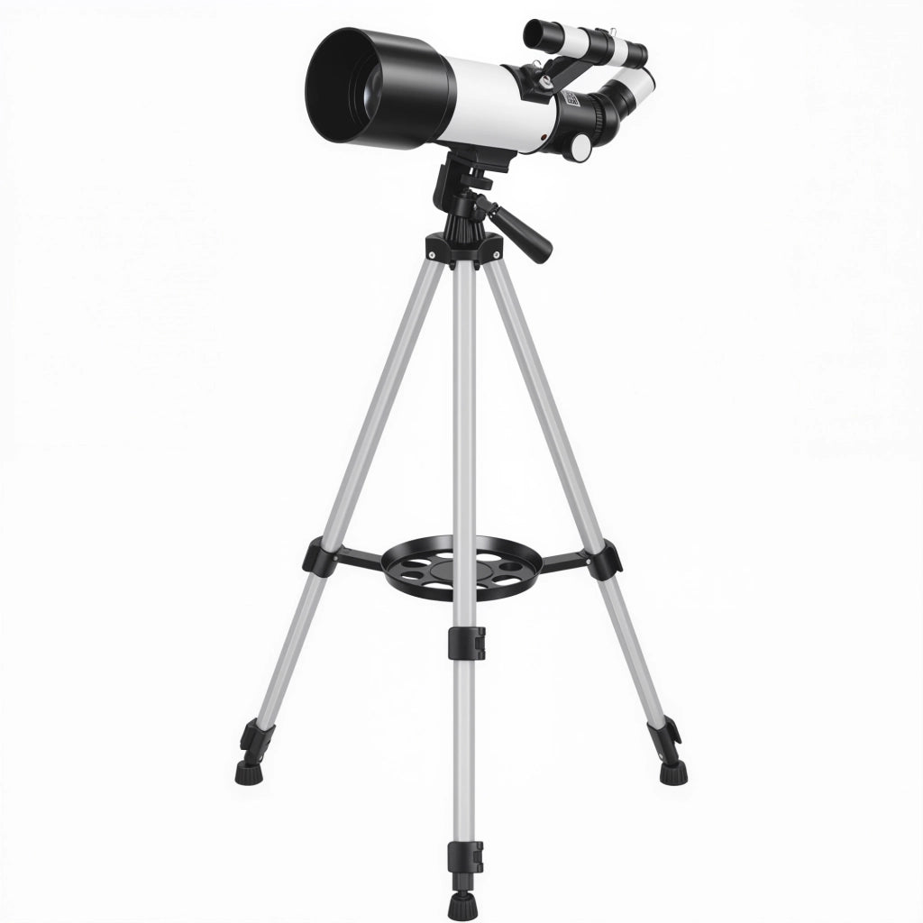 Telescopio Astronomico ¨C Xylo ¨C 70mm Rifrattore 40X Treppiede Regolabile Bianco
