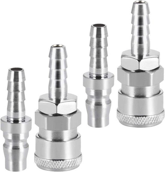 4 pezzi di tubo di rame di 8 mm con connessore rapido per caravan BBQ SH+ PH e griglia