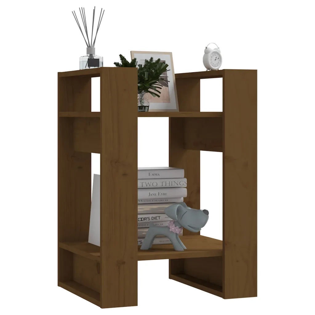 Libreria/Divisorio Ambrato 41x35x57 cm in Massello di Pino 813857