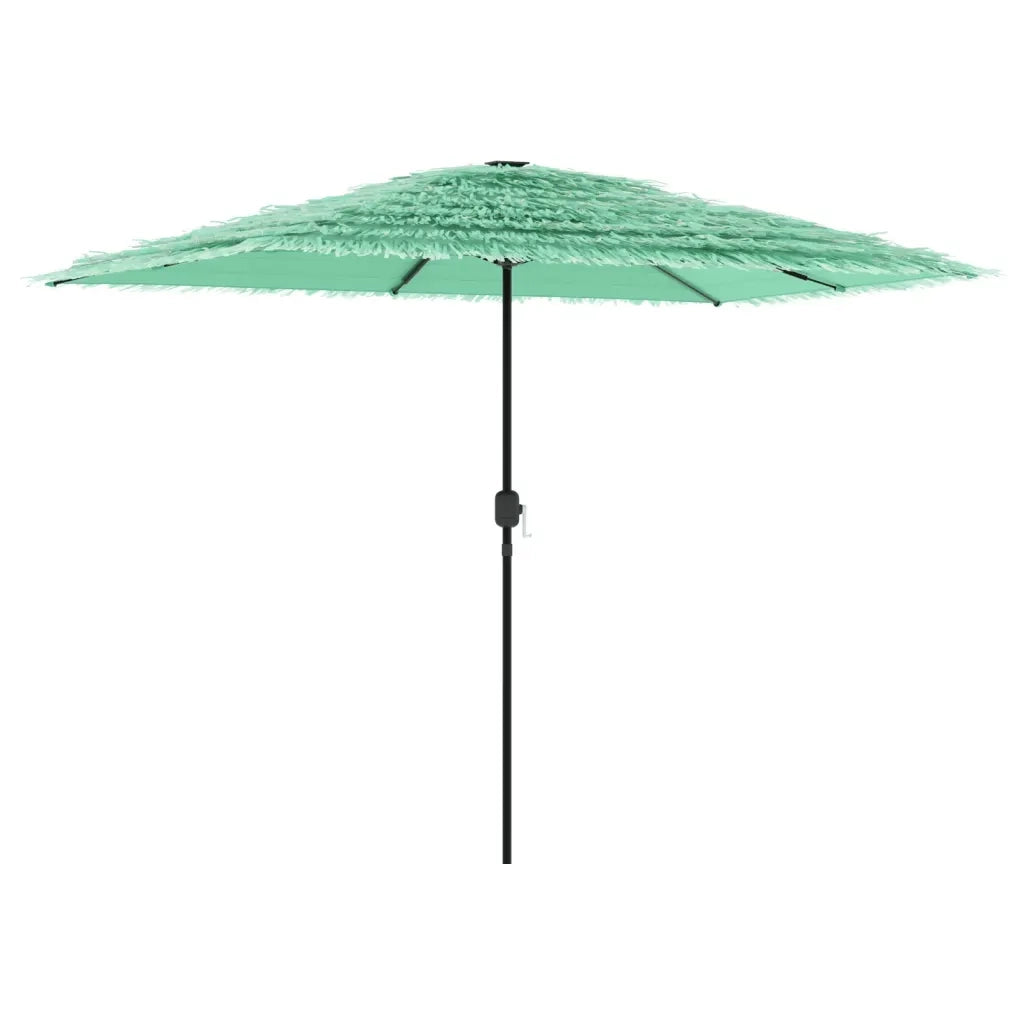 Ombrellone Giardino-Ombrello da Balcone con Palo in Acciaio Verde 300x200x250 cm