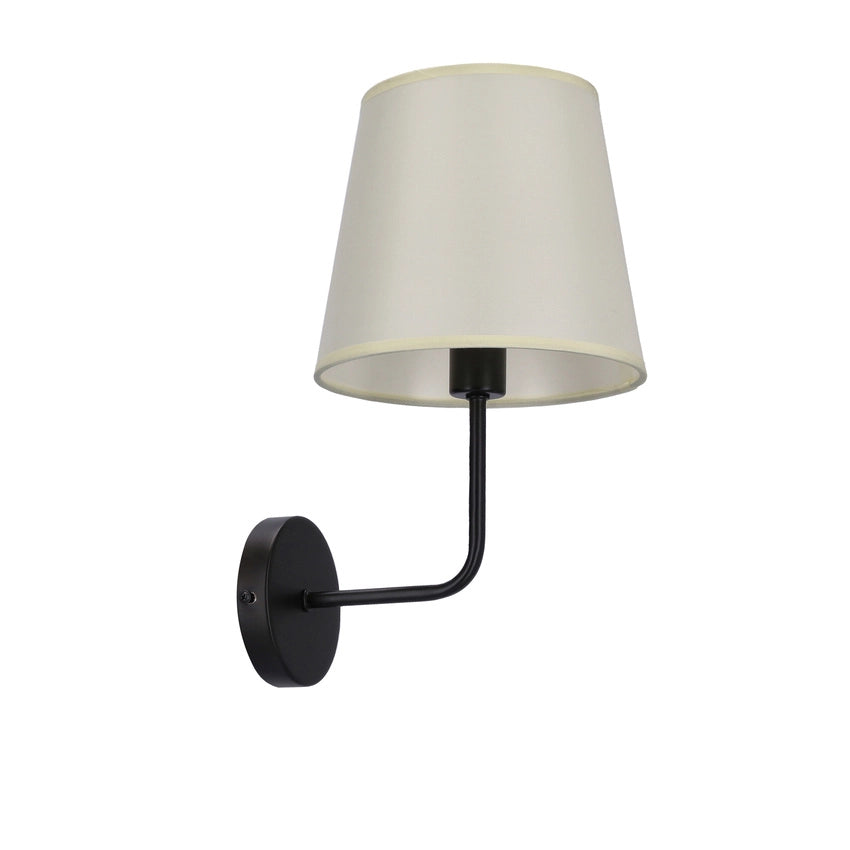 Applique Candellux Pasteri nero/beige E14 40W 21-01344