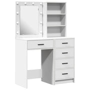Toeletta | Tavolo da Trucco con cassetto 2 pz Bianco 50 x 41 x 135 cm