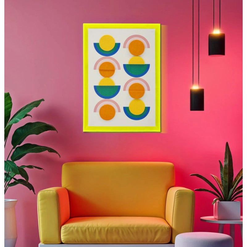 Stampa Su Tela Pop Art Con Cornice -b- cm 50x3,3x70