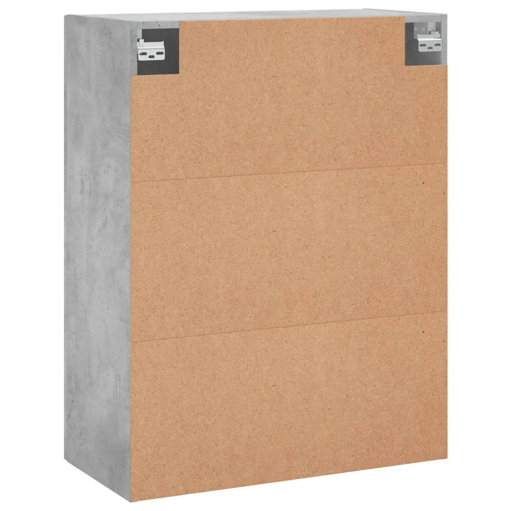 Armadietto a Muro | Mobile a Parete Grigio Cemento 69,5x34x90 cm