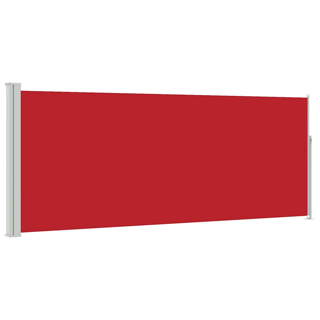 Tenda da Sole Laterale Retrattile 120 x 300 cm Rossa 45362