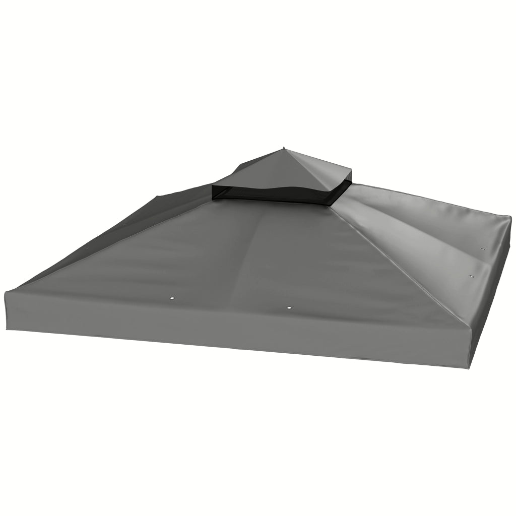 Toldo da giardino 3x3 m con protezione UV ¨C Minimal ¨C grigio scuro