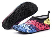 Scarpe per la spiaggia in gomma con suola spessa - misura 3XL/(44-46) - altezza 28-29 cm - scarpe per nuoto traspiranti - scarpe per immersioni - scarpe da tennis - scarpe per la spiaggia e calze - per piedi nudi, calze per yoga e piedi nudi
