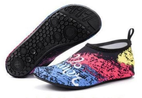 Scarpe per la spiaggia in gomma con suola spessa - misura 3XL/(44-46) - altezza 28-29 cm - scarpe per nuoto traspiranti - scarpe per immersioni - scarpe da tennis - scarpe per la spiaggia e calze - per piedi nudi, calze per yoga e piedi nudi