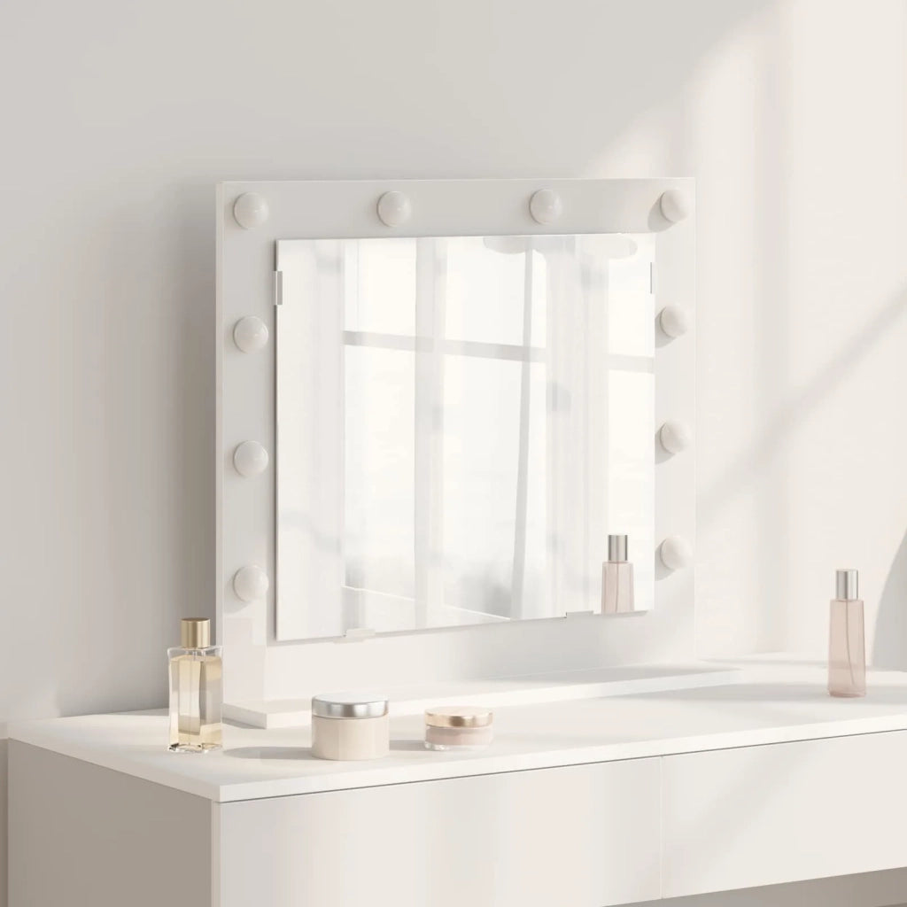 Specchio da Vanit¨¤-Specchio da Trucco Bianco 60 x 55 x 18 cm