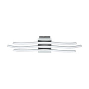 Plafoniera Moderna Roncade Led Alluminio Cromo H4,5Cm