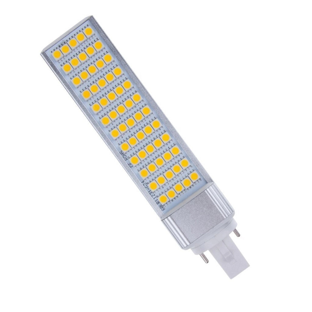 Trade Shop - Lampadina Lampada Faretto G24 Pl 15w 220v 60 Led Luce Bianco Freddo Caldo - -bianco Freddo      -