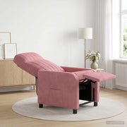 Divano Sedia-Poltrona reclinabile Rosa Velluto (V)