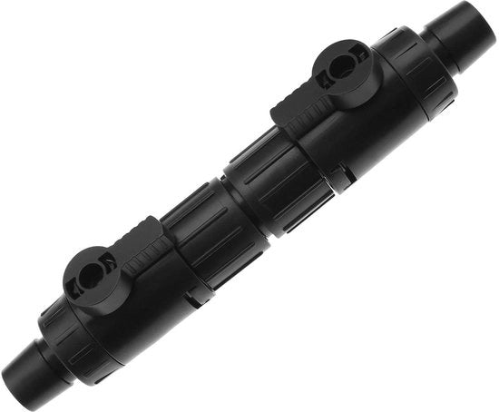 Regolatore di flusso d'acqua - Adattatore per pompe da filtro - Chiusura rapida - Connettore di tubo - Regolatore di flusso d'acqua - 16 mm - Materiale in plastica duraturo - Valvola di scarico d'acqua