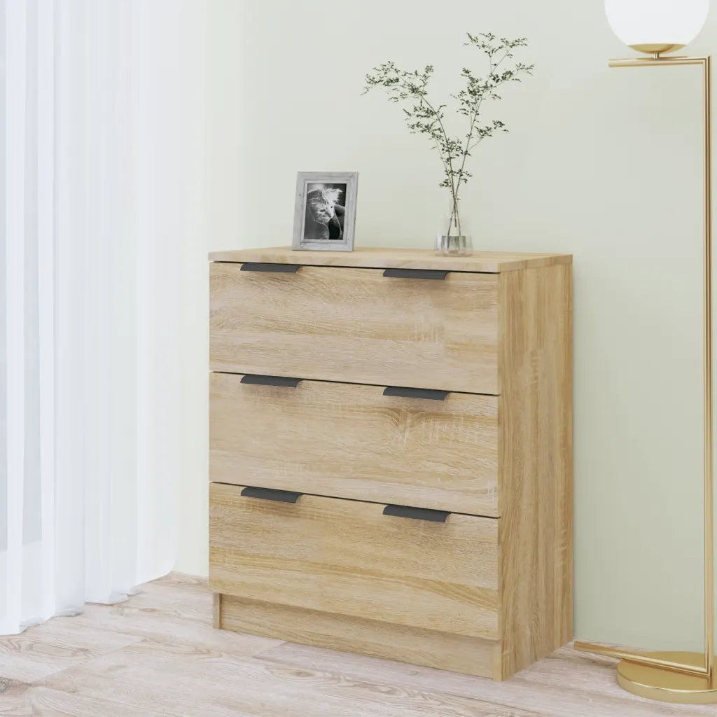 Credenza-Buffet-Armadio da cucina Rovere Sonoma 60x30x70 cm in Legno Multistrato 344265
